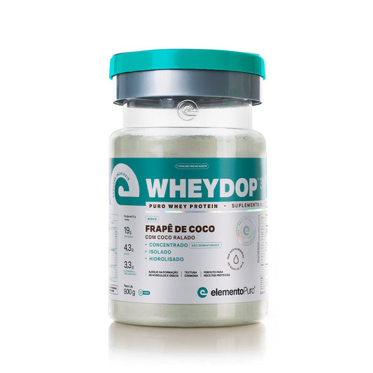 WHEYDOP 3W 900g | Sabor Frapê de Coco