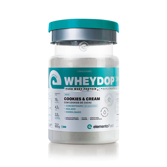 WHEYDOP 3W 900g | Sabor Cookies & Cream