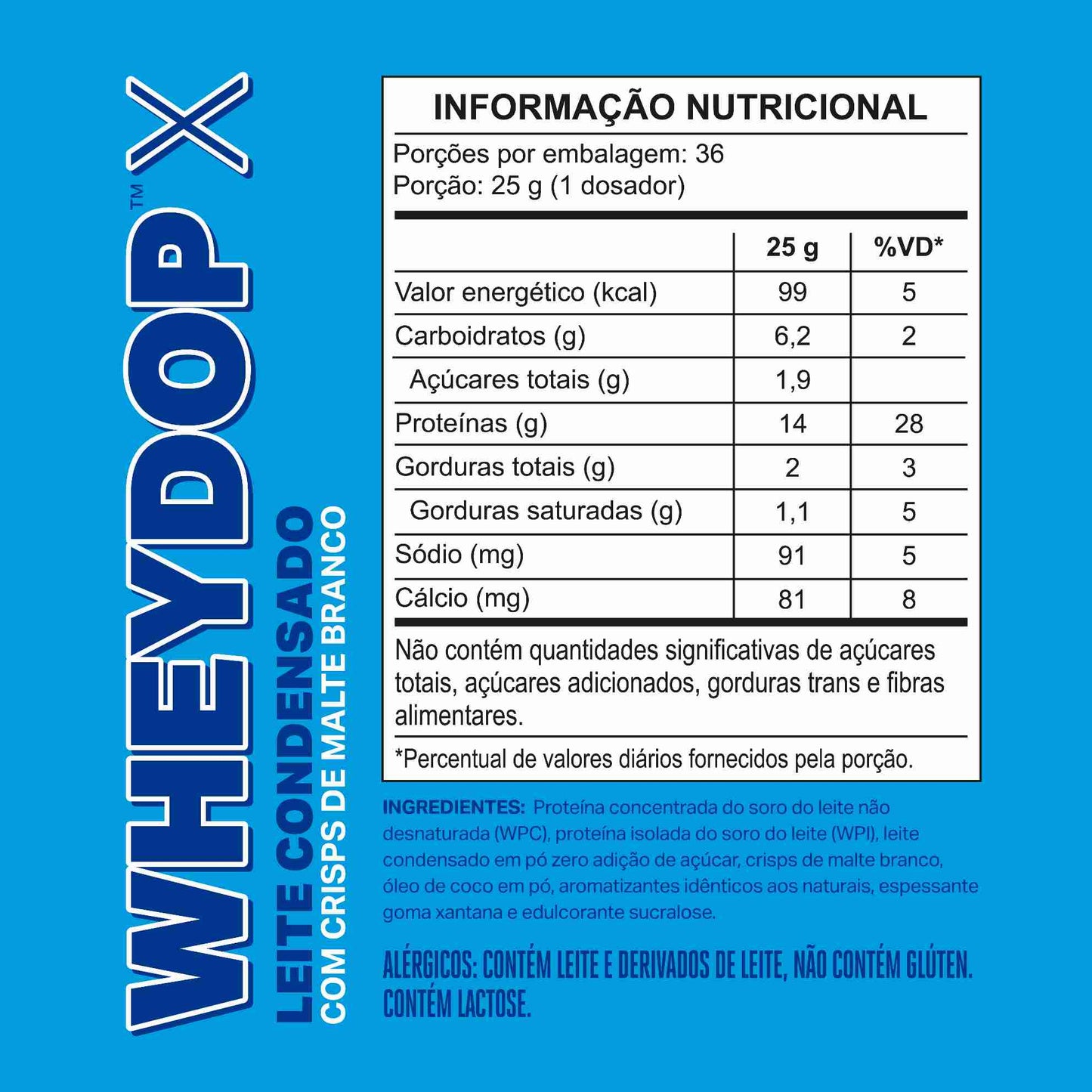 WHEYDOP X 900g | Sabor Leite Condensado