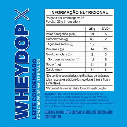 WHEYDOP X 900g | Sabor Leite Condensado