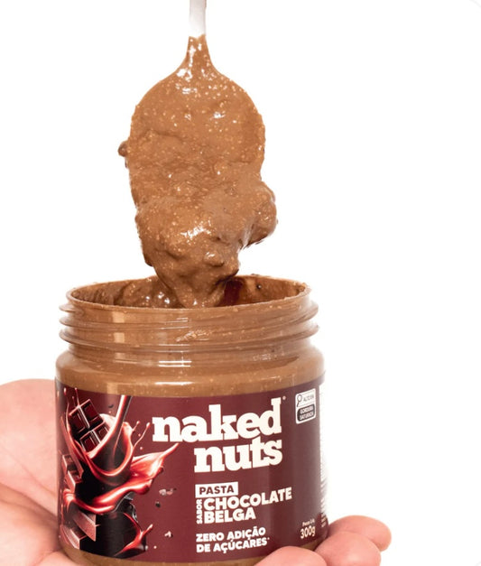 Pasta de Castanha de Caju sabor Chocolate Belga 300g | Naked Nuts