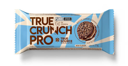 True Crunch Pro Cookies and Cream e chocolate 25g