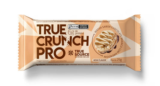 True Crunch Pro Chocolate Branco com Amendoim 25g
