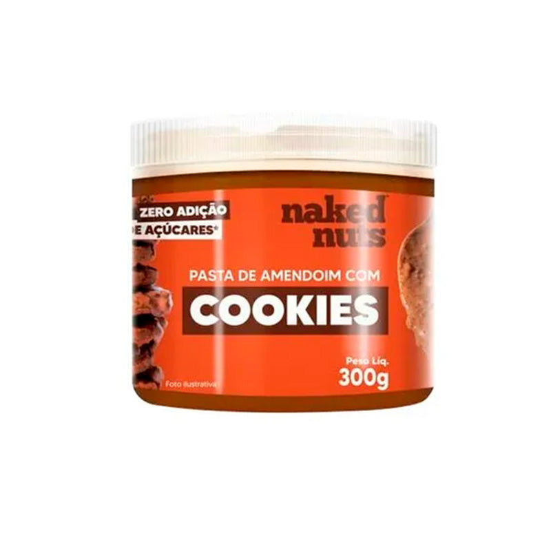 Pasta de Amendoim sabor Cookies de Chocolate 300g | Naked Nuts