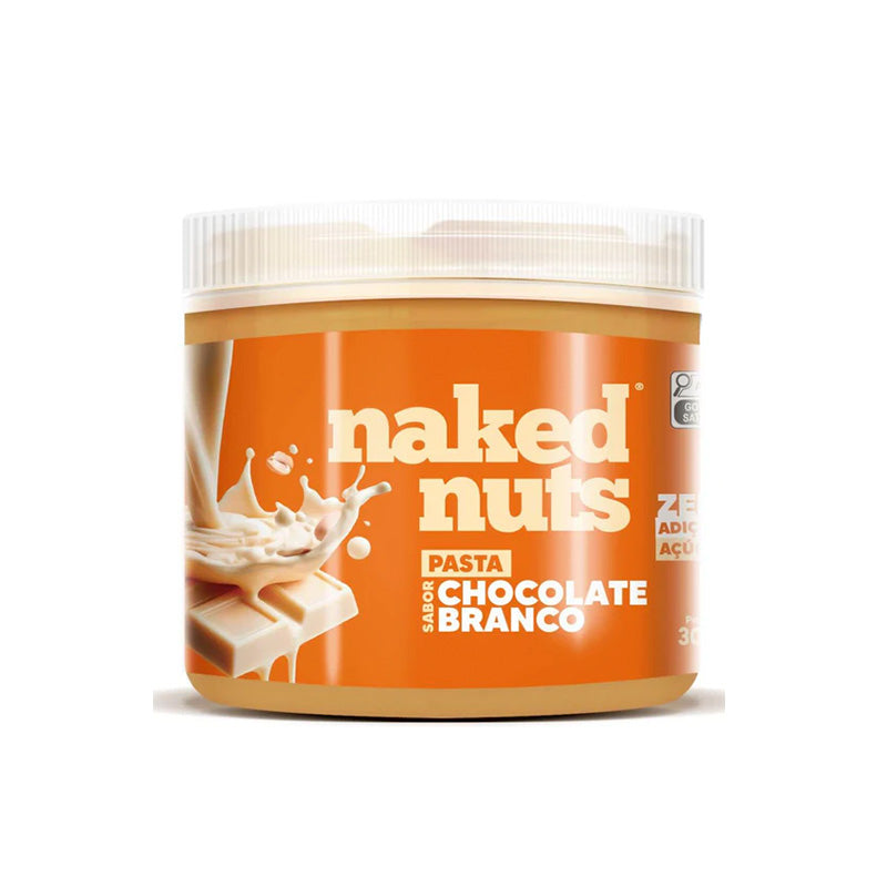 Pasta de Amendoin sabor Chocolate Branco 300g | Naked Nuts