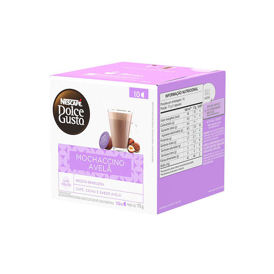 Cápsula Dolce Gusto sabor Mochaccino Avelã