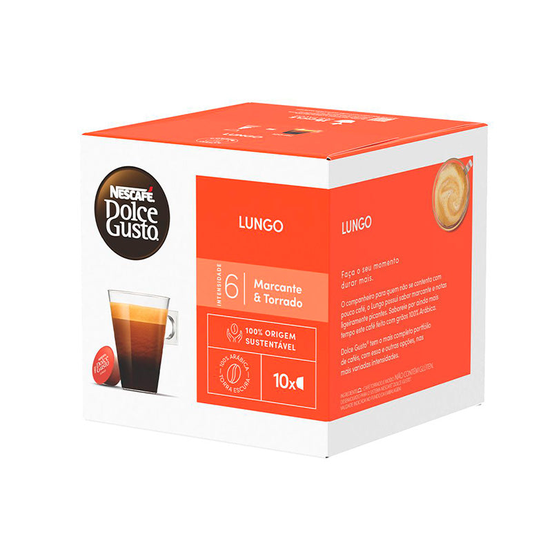Cápsula Dolce Gusto sabor Lungo