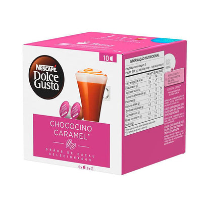 Cápsula Dolce Gusto sabor Chococino Caramel
