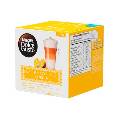 Cápsula Dolce Gusto sabor Latte Macchiato Vanilla