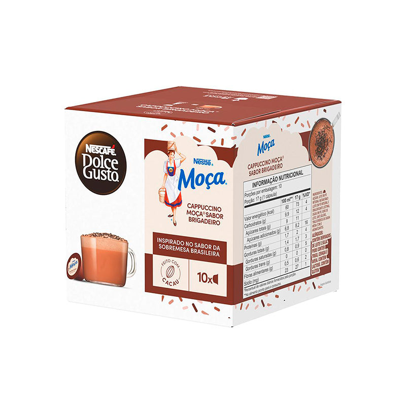 Cápsula Dolce Gusto sabor Cappuccino Moça Brigadeiro