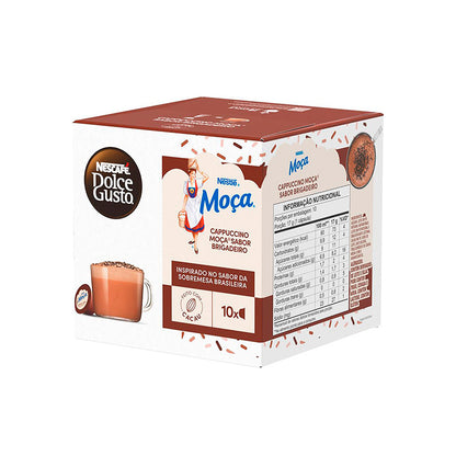 Cápsula Dolce Gusto sabor Cappuccino Moça Brigadeiro
