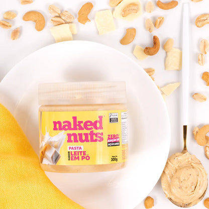Pasta Mix de Nuts sabor leite em pó 300g | Naked Nuts