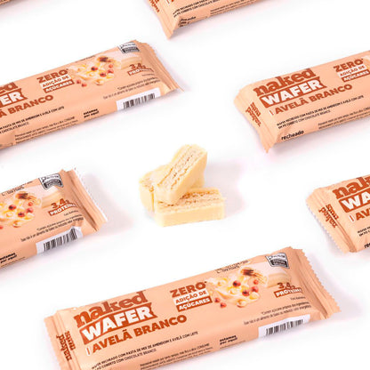 Naked Wafer Avelã Branco 26g